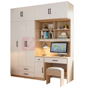 东业家具 衣柜更衣柜厚1.6ENF级 DY-02 2000*550*2400mm 含凳子