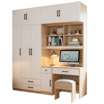 东业家具 衣柜更衣柜厚1.6ENF级 DY-02 2000*550*2400mm 含凳子