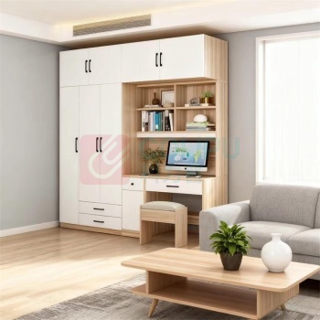 东业家具 衣柜更衣柜厚1.6ENF级 DY-02 2000*550*2400mm 含凳子