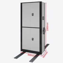 弗莱仕 仓储密集柜 FLS-MJJ-007 900*560*2360mm 一列一组