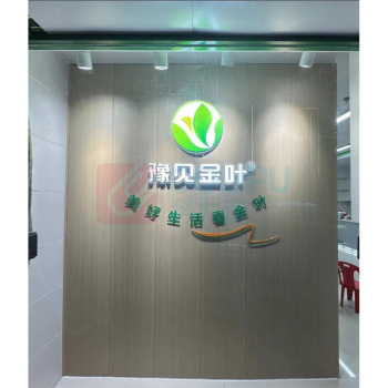豫见金叶 亚克力水晶形象墙 8MM定制
