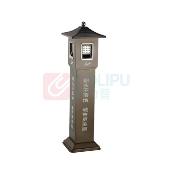皇埔 仿古烟灰柱 定制 镀锌板材质 260*260*1000