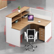 山水 sansui 屏风工作位 L型 含柜子 1400mm*1500mm*1100mm组合隔断 可自由拼接