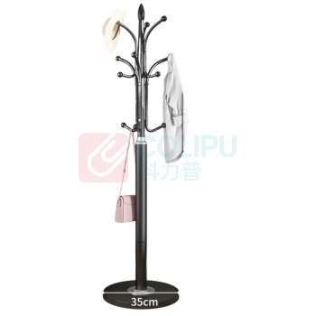 妙力 Bref 落地衣帽架 大理石底盘 180cmx35cm(杆长+底盘) (黑色)