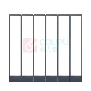 罗德力 磁吸门帘 工业透明塑料安全挡风软门帘 高透明 4000*2750mm (含轨道、配重等配件)