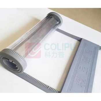 罗德力 磁吸门帘 工业透明塑料安全挡风软门帘 高透明 4000*2750mm (含轨道、配重等配件)