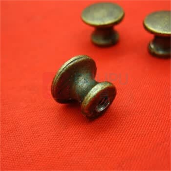 托马拉克 蘑菇头小拉手 M034迷你蘑菇头12.5mm 20个/包 (青古)
