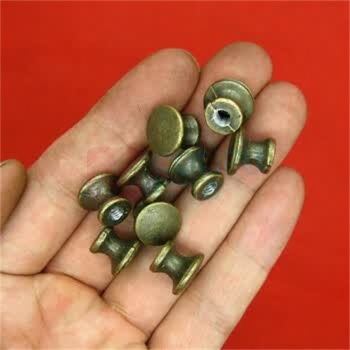 托马拉克 蘑菇头小拉手 M034迷你蘑菇头12.5mm 20个/包 (青古)