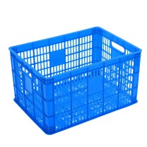 臻远 长方形塑料筐发货框工厂储物周转箱B3筐 ZY-SLKA-3 W485*D350*H265mm (蓝色)