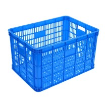 臻远 长方形塑料筐发货框工厂储物周转箱592筐 ZY-SLKA-8 W600*D420*H350mm (蓝色)