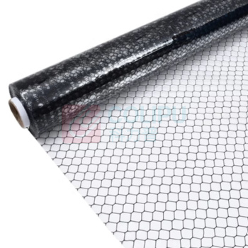 辽誉 防静电网格帘 LY-1370-30000-0.3 宽1.37米 长30米 厚0.3mm (黑色网格透明)