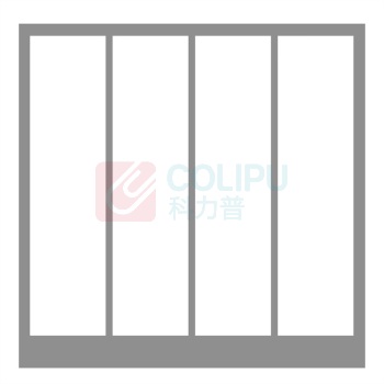 科力邦 Kelibang 透明磁吸门帘 KB3401 2mm厚 1*1m 灰色
