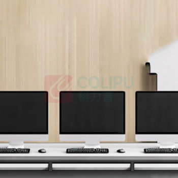 东业家具 加厚金属监控操作台三联监控室操作台 1710*900*750mm