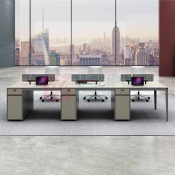 东业家具 办公桌 职员办公桌屏风桌四人位员工位 DY-BGZ15 2400*1200*990mm【四人位】