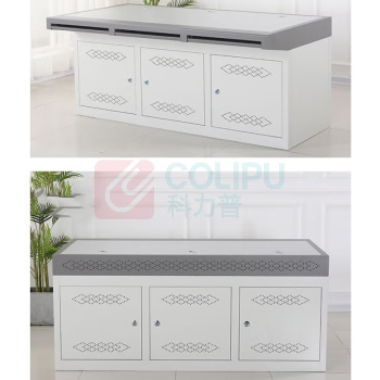 东业家具 办公桌 DY-1710 1710*900*750mm 加厚金属监控操作台三联监控室操作台定制颜色样式(单位:张)