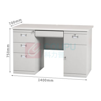 东业家具 钢制办公桌工作室柜车间工作台 1400*700*750mm