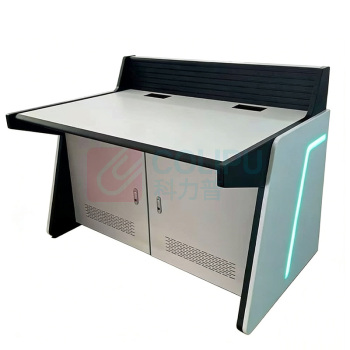 OIMG 指挥中心调度控制工作台 一联卡位 长1000**宽900*高950mm 侧板带灯 带多媒体插口 含安装