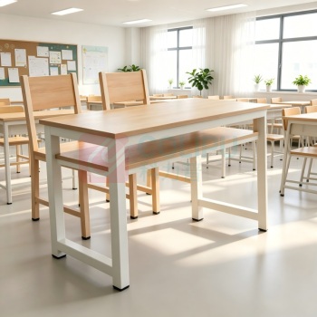 东业家具 办公桌套装 DY-BGZ33 1200*500*800mm*1桌 400*400*800mm*2椅