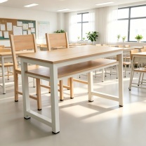 东业家具 办公桌套装 DY-BGZ33 1200*500*800mm*1桌 400*400*800mm*2椅