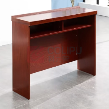 优加 培训桌长条桌会议桌油漆贴木皮 1200*400*760mm 