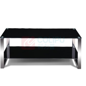 红心 Hongxin 公寓家具玻璃茶几长茶几 CGKCJ29B 1200*600*430mm (黑色)