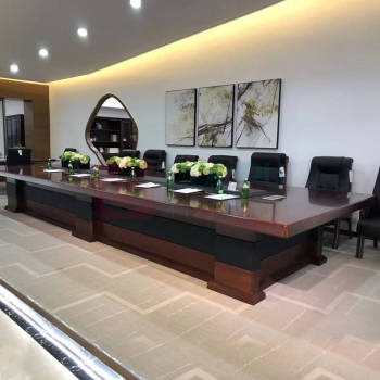 东业家具 会议桌 贴皮油漆开会桌接待洽谈桌 DY-HYZ01 6000*2000*760mm