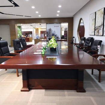 东业家具 会议桌 贴皮油漆开会桌接待洽谈桌 DY-HYZ01 6000*2000*760mm