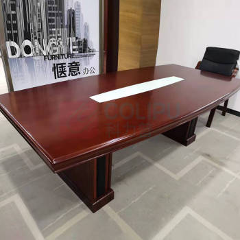 东业家具 会议桌 贴木皮油漆大型会议开会桌 DY-HYZ10 2400*1200*760