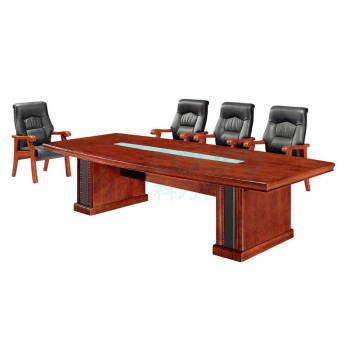 东业家具 会议桌 贴木皮油漆大型会议开会桌 DY-HYZ10 2400*1200*760