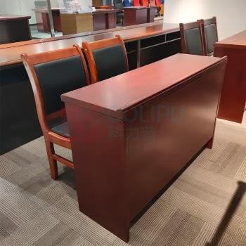东业家具 会议桌长条桌员工培训桌实木贴皮 1800*400*760mm (误差±3厘米)