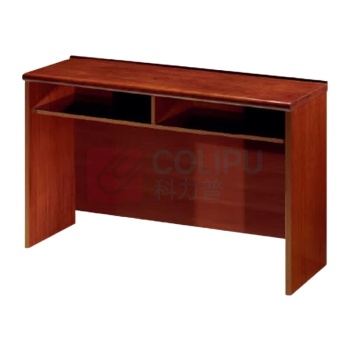 东业家具 会议桌长条桌员工培训桌实木贴皮 1200*400*760mm (误差±3厘米)