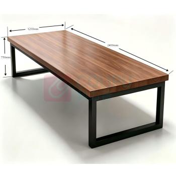 华盛 WALSN 会议桌 2400W*1200D*750H 2400mm*1200mm*750mm