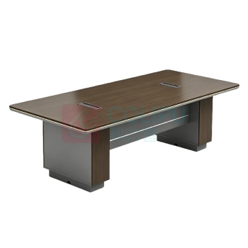 东业家具 会议桌 2800*1200*750mm 现代简约E0级会议室工作台长桌