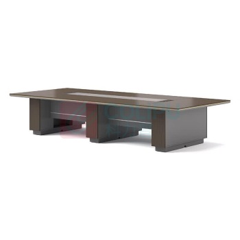东业家具 会议桌 3600*1500*750mm 现代简约E0级会议室工作台长桌