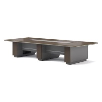 东业家具 会议桌 4200*1500*750mm 现代简约办公桌E0级会议室工作台长桌