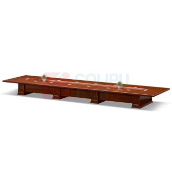 HiBoss 会议桌 JHHY19 12000*2400*760mm (红棕色)
