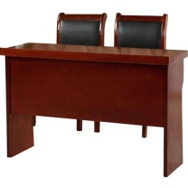 臻远 二抽条桌 ZY-KLP-G410 W1200*D400*H750mm (红胡桃色) 35kg