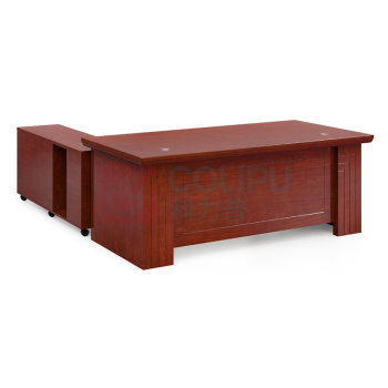 华盛 WALSN 大班台 HS-F5E181 W1800*D900*H760mm (胡桃木色) 实木材质