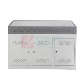 东业家具 桌加厚金属监控操作台三联 班台/班桌 1710*900*750mm