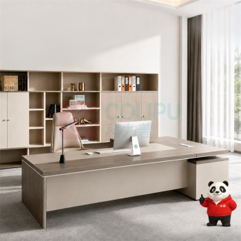 中伟 ZHONGWEI E0级老板桌 1.8米+侧柜 100274342197 ZWLBZ-335