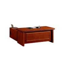 企诺 油漆班台办公桌 QND1aLK-LT183 W1800*D900*H760mm (胡桃木色)