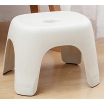 侑家良品 凳子家用小板凳塑料小矮凳 Y-1149 (浅灰白)