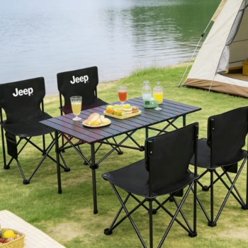 Jeep 1桌4椅套装 P940NBQ132 96*55*50cm+36*36*60cm*4