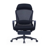 军成富康 人体工学办公椅 办公转椅 645*610*(1155-1240)mm (黑色)