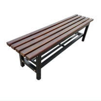 东业家具 胡桃色鞋架款长条凳尺寸 2000×370×450mm
