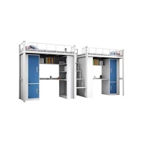 企诺 上床下桌柜铁架床 QNBb2FO11-90 4500*900*2100mm
