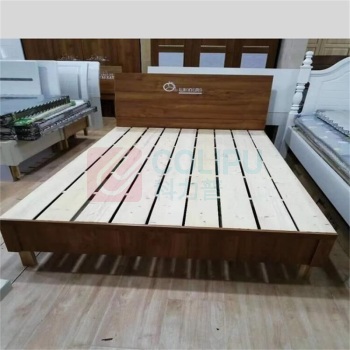 东业家具 木床板式床单人床 1.0*2.0米