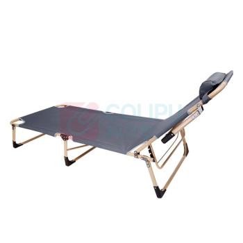 三极户外 Tripolar 圆管折叠床躺椅休闲床不加垫 TP1019 W1930*D630*H300mm (银灰色)