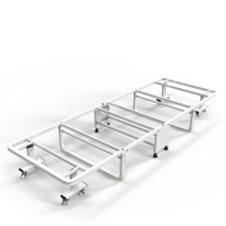 易瑞斯 EASYREST 折叠床 YC501-80 四折带轮经典款 190*80cm (灰色)