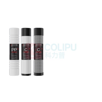 德玛仕 DEMASHI 直饮机净水器滤芯 DMSTC00561 三级十寸滤芯 PP棉滤芯*1 颗粒活性炭*1 压缩炭棒*1
